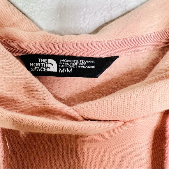 The North Face Womens Medium Pink w/ Silver Logo Hooded sweatshirt - Picture 4 of 5